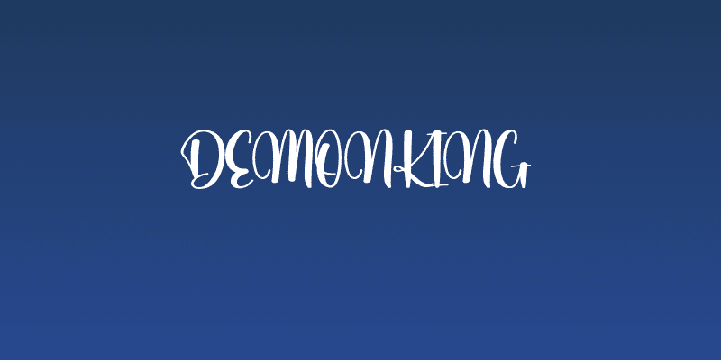 Demonking Social Header