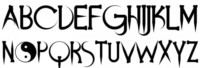 Demons and Darlings Fuentes MAYÚSCULAS