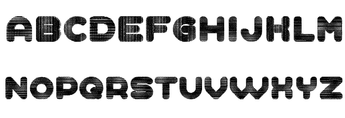 Demonstration Regular Font LOWERCASE