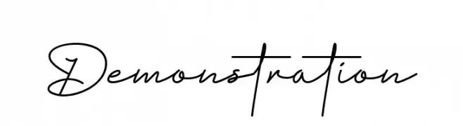 Demonstration  Free Fonts Download