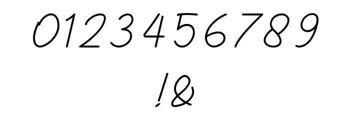 Demonstration Font OTHER CHARS
