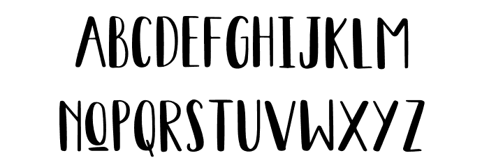 DemplonD Font LOWERCASE