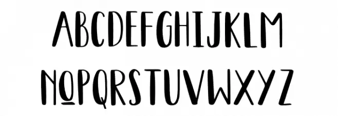 DemplonD Schriftart Kleinbuchstaben