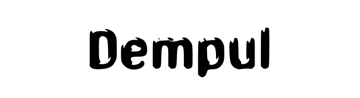 Dempul  font caratteri gratis