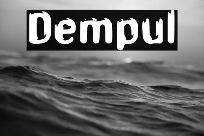 Dempul Font examples