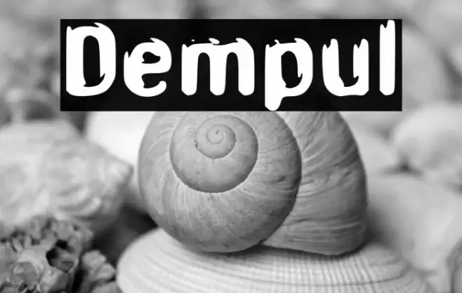 Dempul Font examples