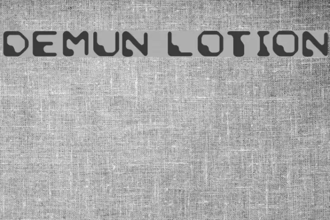 Demun Lotion फ़ॉन्ट examples