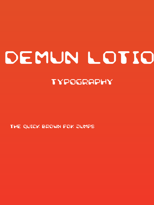 Demun Lotion Poster
