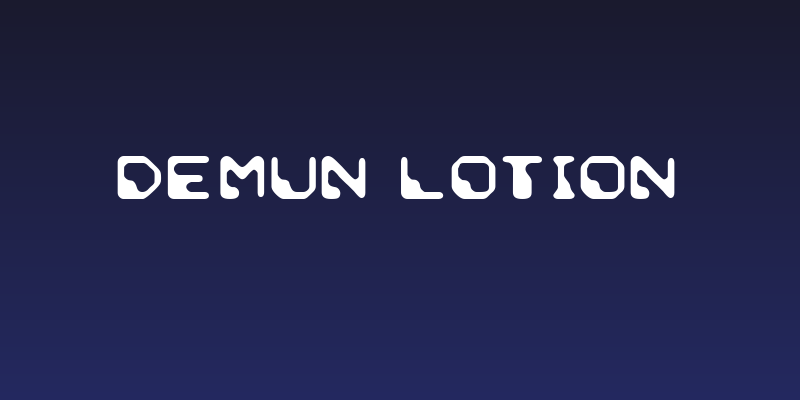 Demun Lotion Social Header