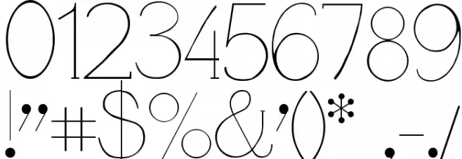 Demure Fleur Font OTHER CHARS