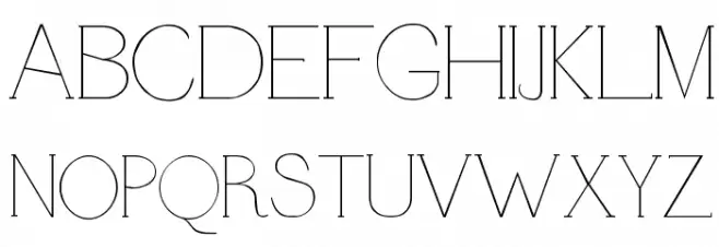 Demure Fleur フォント 大文字