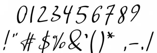 Demure Font OTHER CHARS