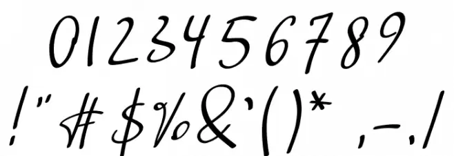 Demure Font OTHER CHARS