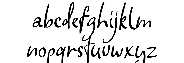 Demure Font LOWERCASE