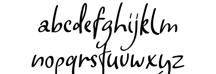 Demure Font LOWERCASE