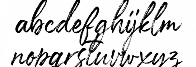 Den Basuky Schriftart Kleinbuchstaben