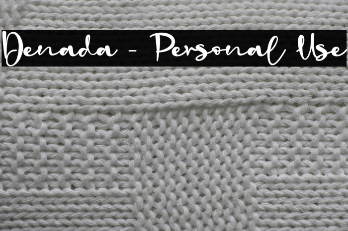 Denada - Personal Use Example 3