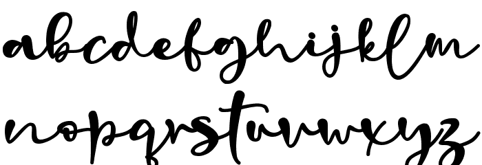 Denada - Personal Use Font LOWERCASE