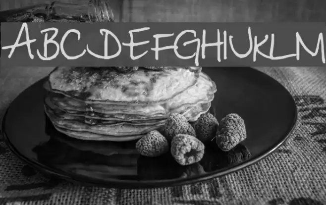 Denasprint Font examples