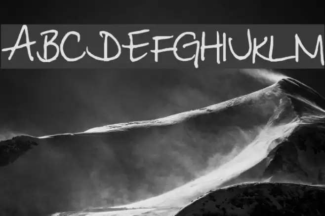 Denasprint Font examples