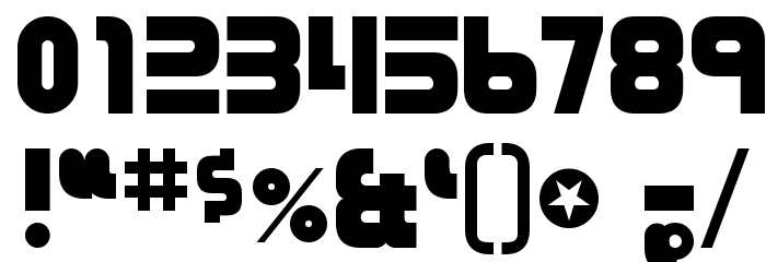 Dendritic Voltage Font OTHER CHARS
