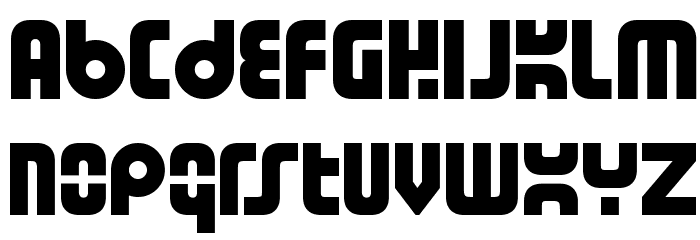 Dendritic Voltage Font LOWERCASE