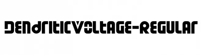 DendriticVoltage-Regular  Скачать бесплатные шрифты