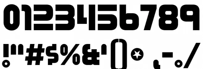 DendriticVoltage-Regular Font OTHER CHARS