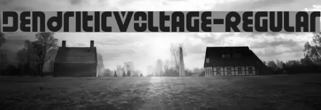 DendriticVoltage-Regular Font examples