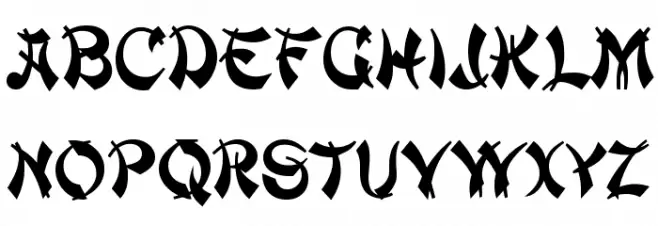 Deng Thick Schriftart Groß