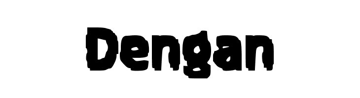 Dengan  免费字体下载