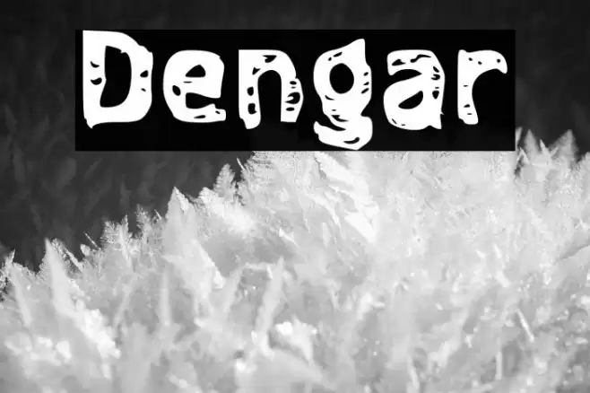 Dengar Font examples