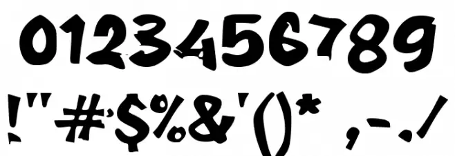 Dengerin Font OTHER CHARS