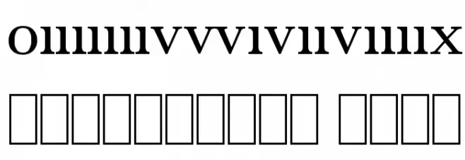 Denial Old Style Alternates Regular خط محارف أخرى