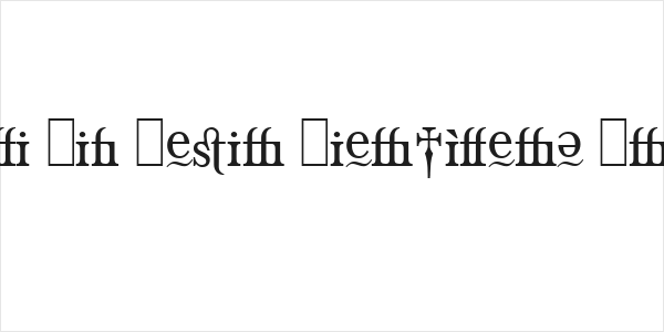 Denial Old Style Alternates Regular Logo