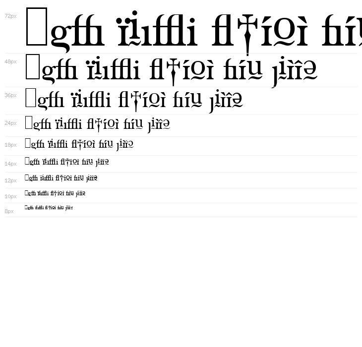 Denial Old Style Alternates Regular Waterfall