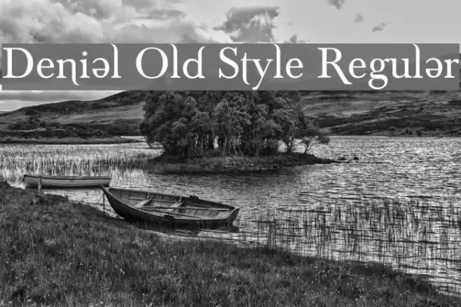 Denial Old Style Regular Font examples