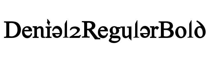 Denial2RegularBold Font