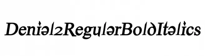 Denial2RegularBoldItalics  لخطوط تنزيل