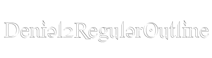 Denial2RegularOutline Font
