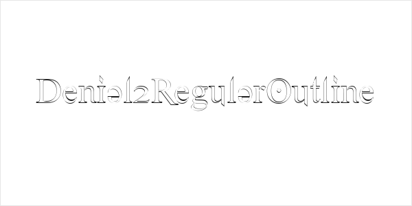 Denial2RegularOutline Logo
