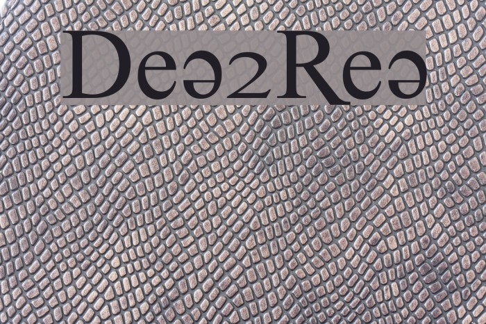 Denial2Regular Font examples