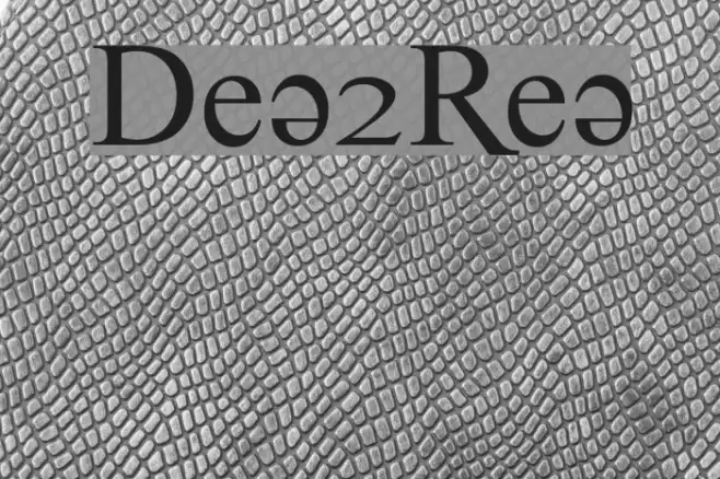 Denial2Regular Font examples