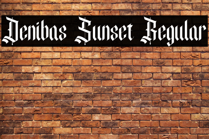 Denibas Sunset Regular Example 1