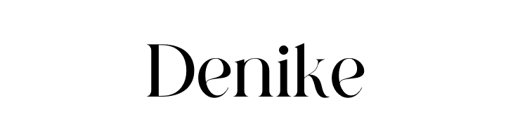 Denike  नि: शुल्क फ़ॉन्ट्स डाउनलोड