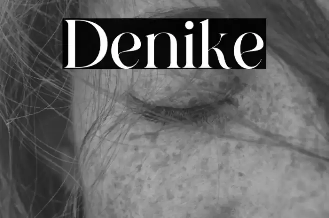 Denike Font examples