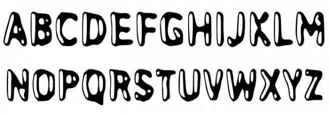 Denine Schriftart Groß