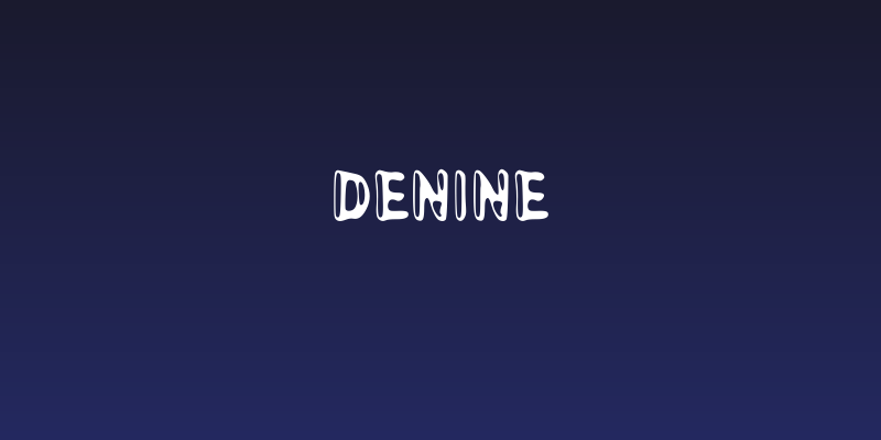 Denine Social Header
