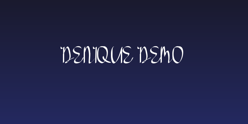 Denique Demo Social Header