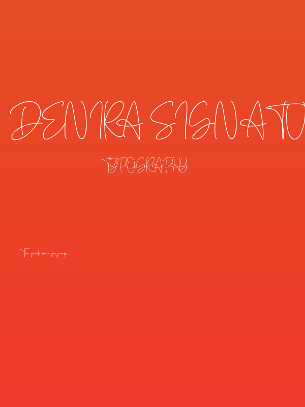 Denira Signature Poster